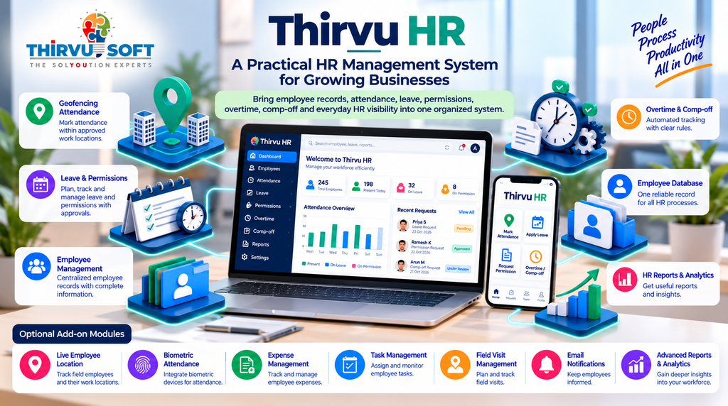 Thirvu HR: A Practical HR Management System for Growing Businesses